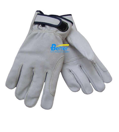 Superior Cow Grain Leather Driver Gloves(BGGD102)