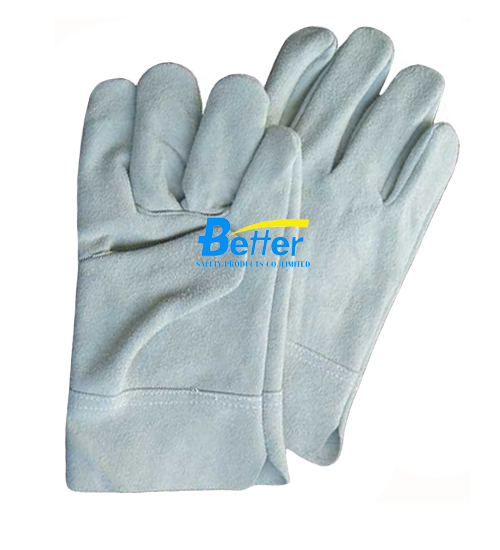 BGCW001 Dexterity Gray 11" Cow Split Leather Welder Gloves