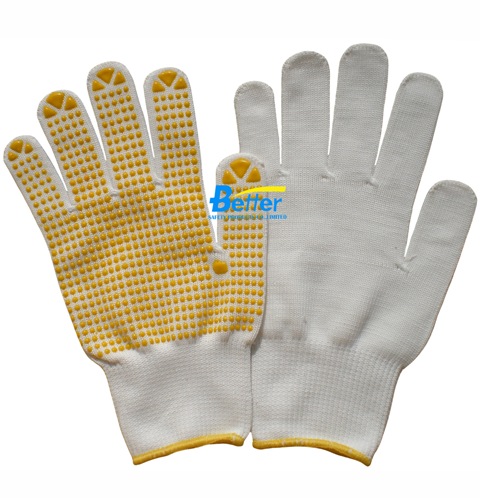 PVC Dots Safety Work Gloves (DCN10101)