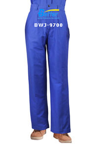 BWJ-9700-Excellent Royal Blue FR (Flame Retardant) Welding Pants